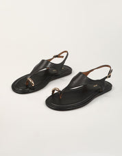 SANDALIAS TAMARIS SANDALIA DEDO BLACK en color Negro