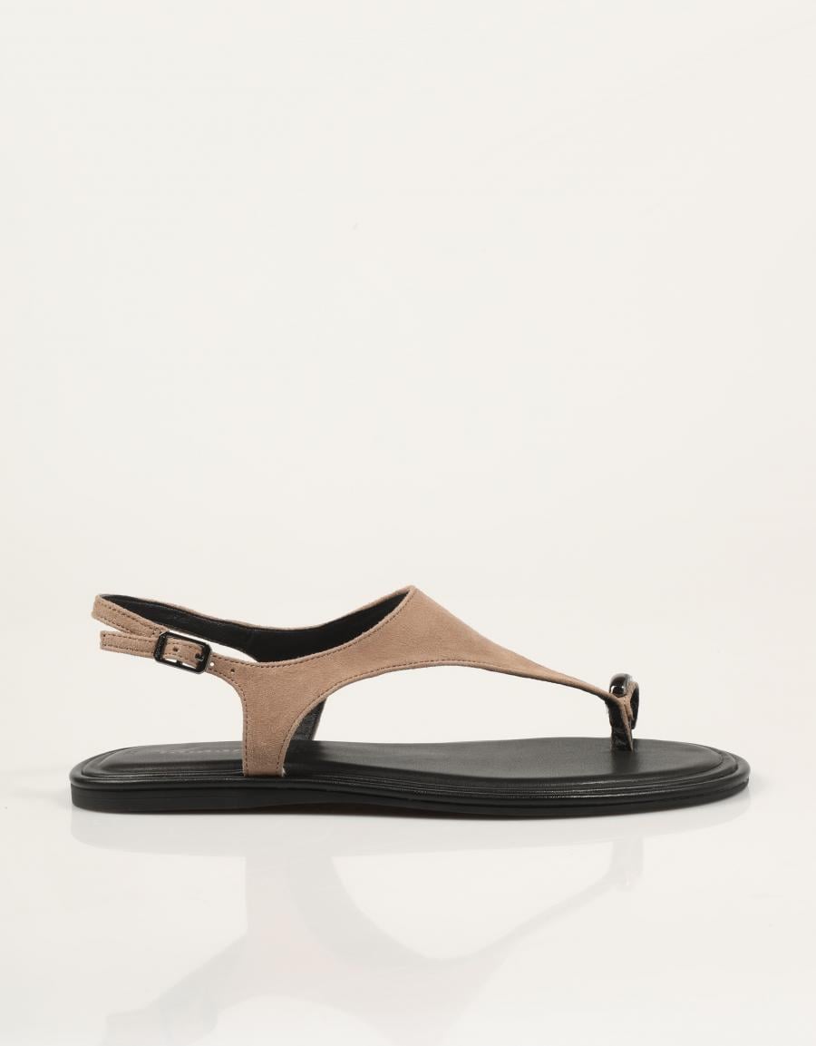 SANDALIAS TAMARIS SANDALIA DEDO TAUPE en color Taupe