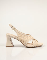 TAMARIS SANDALIA RAFIA IVORY 90485