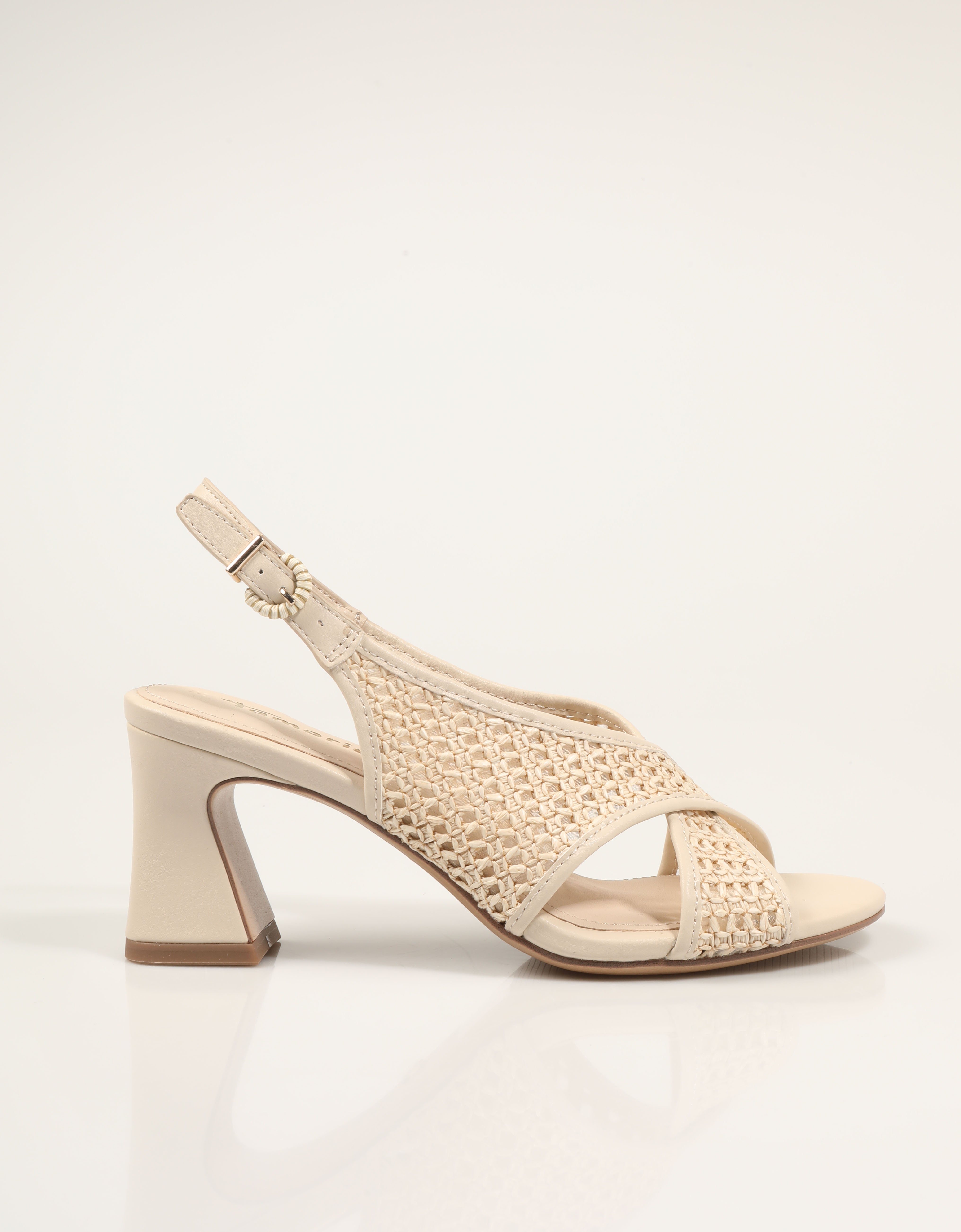 TAMARIS SANDALIA RAFIA IVORY 90485