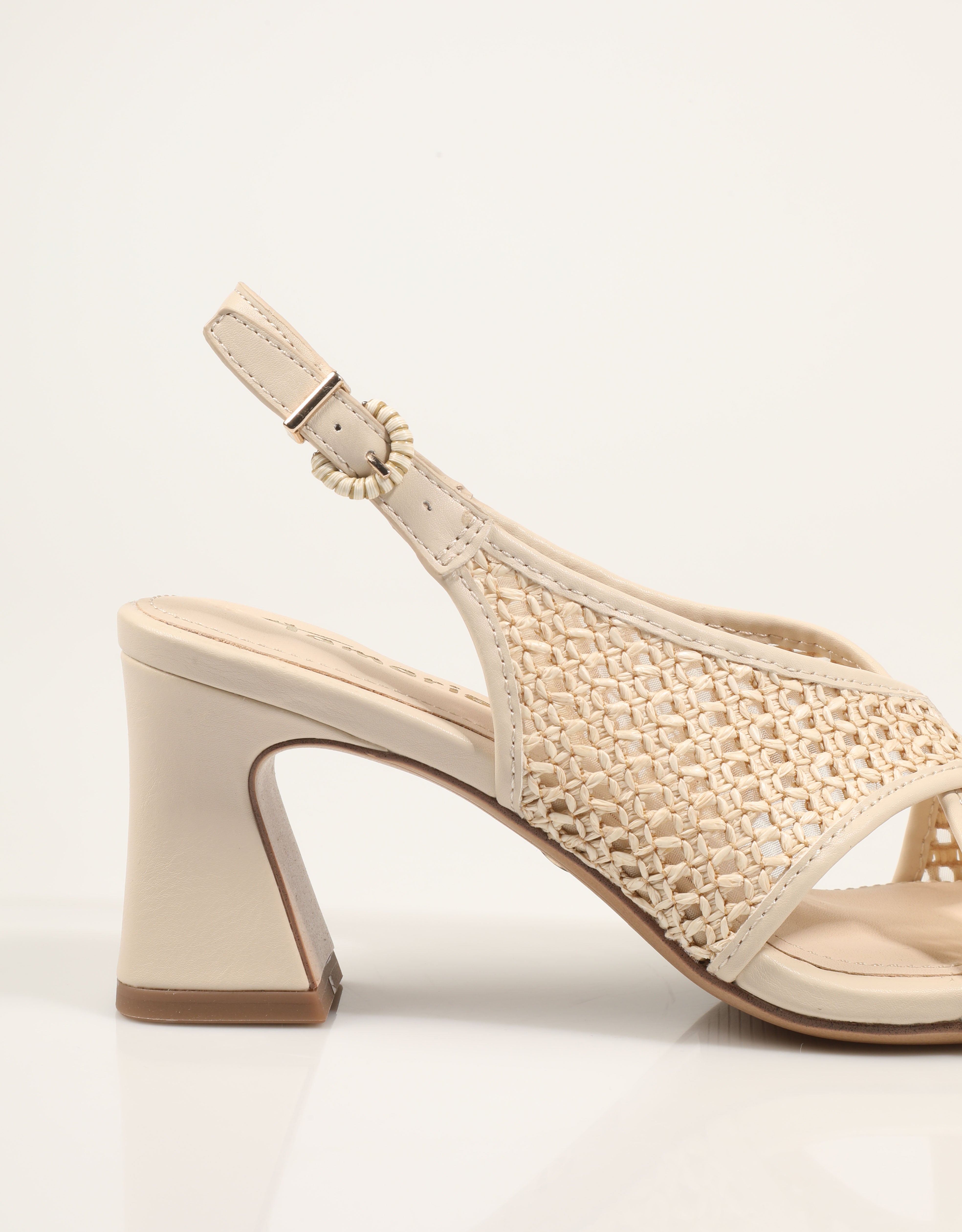 TAMARIS SANDALIA RAFIA IVORY 90485