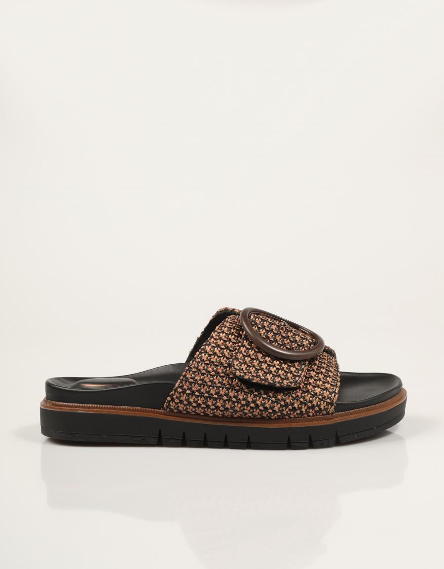 SANDALIAS TAMARIS CONFORT BIO HEBILLA BLACK en color Negro