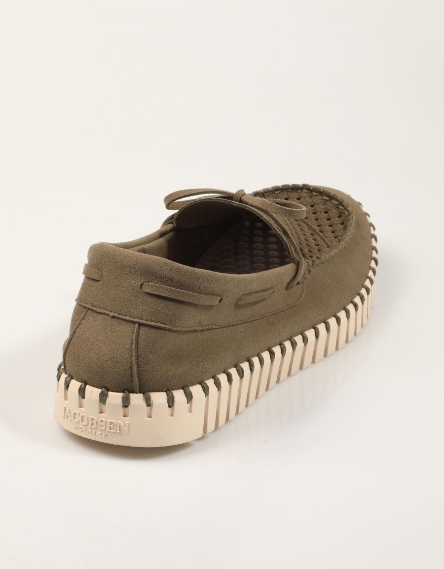 ZAPATOS ILSE TULIP 3488 DEEP OLIVE en color Kaki