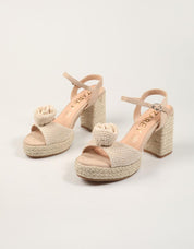 SANDALIAS AZAREY SANDALIA BEIGE en color Beige