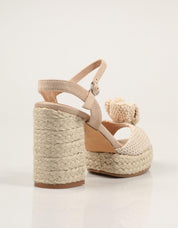 SANDALIAS AZAREY SANDALIA BEIGE en color Beige