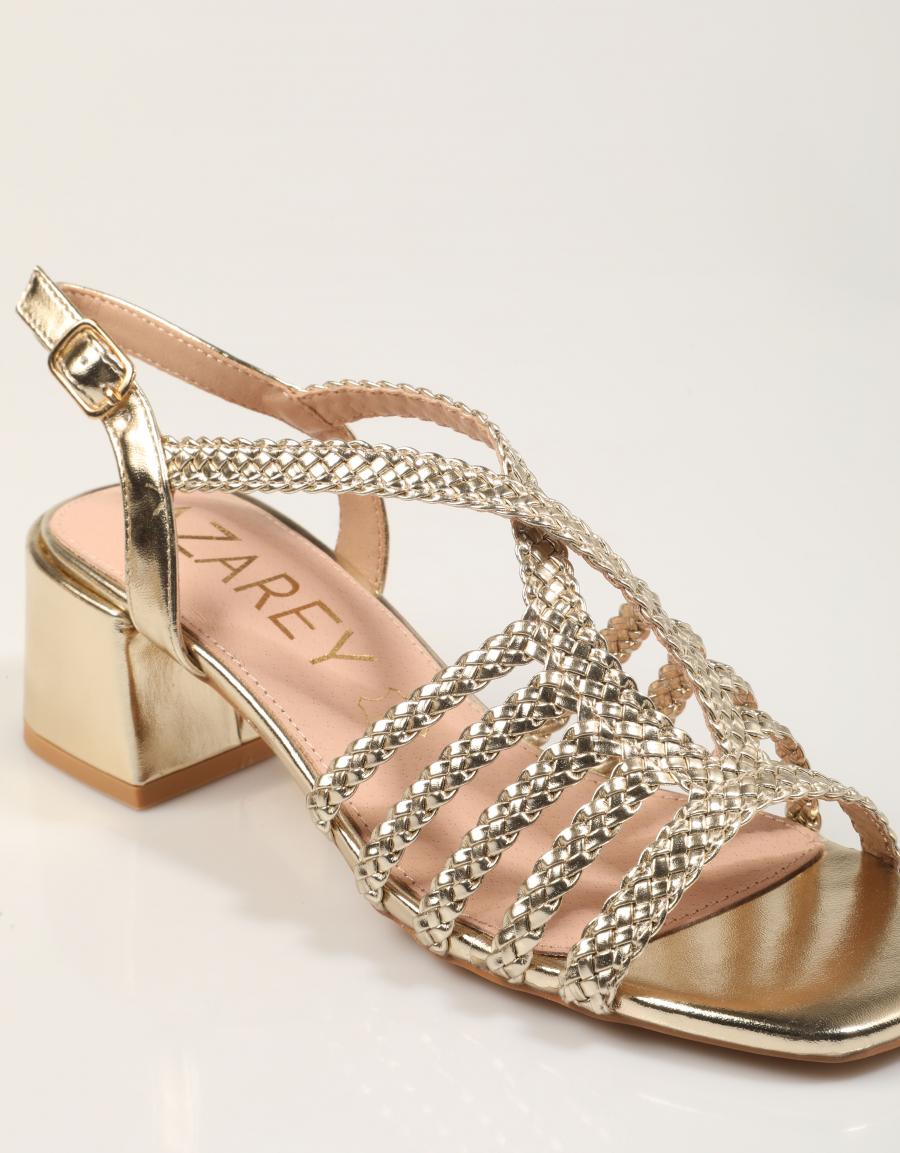 SANDALIAS AZAREY SANDALIA GOLD en color Oro