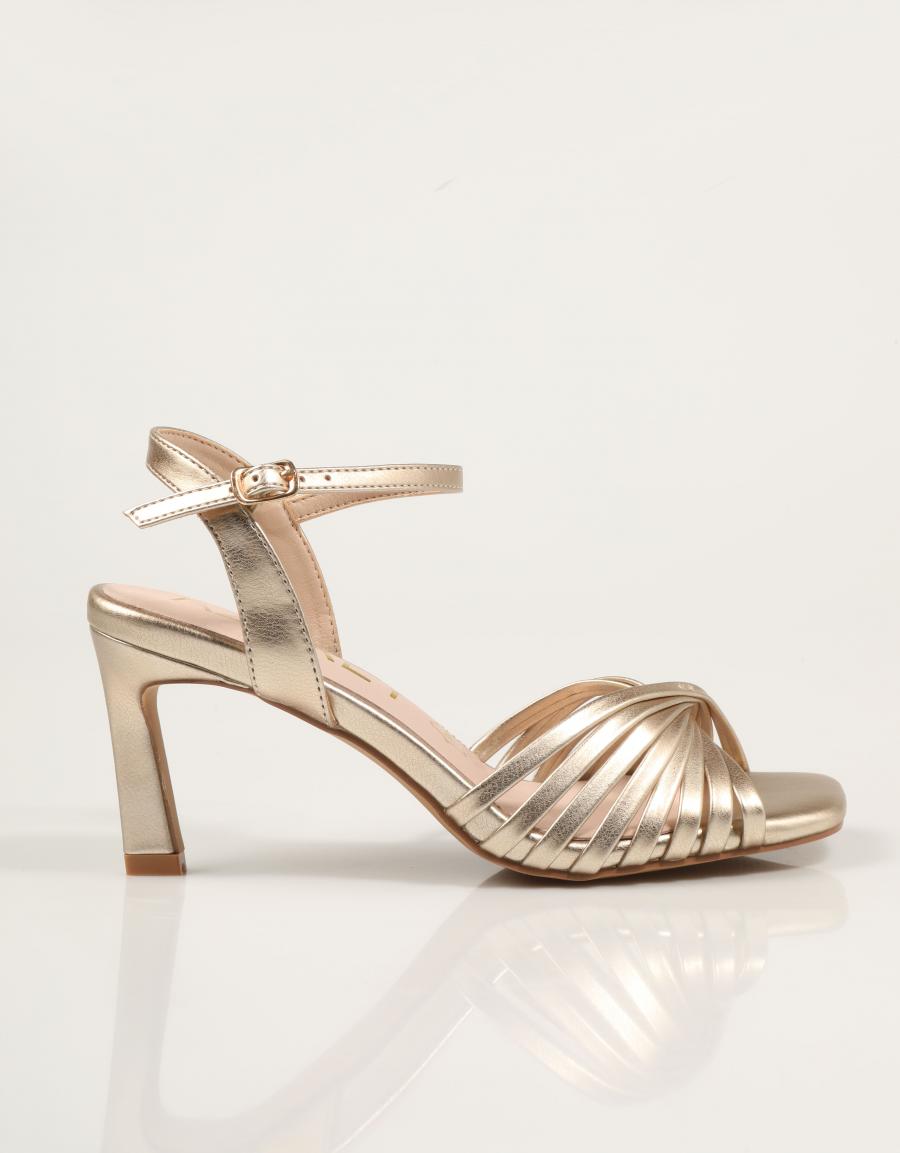 SANDALIAS AZAREY SANDALIA GOLD en color Oro