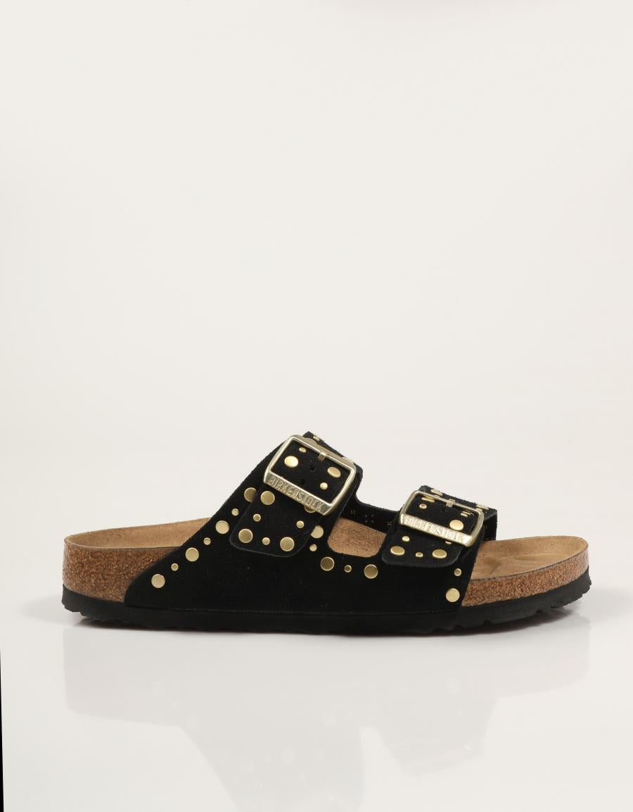 SANDALIAS BIRKENSTOCK ARIZONA RIBET BLACK 1030348 en color Negro