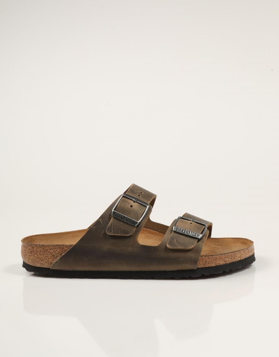 SANDALIAS BIRKENSTOCK ARIZONA SFB FADED KHAKI 1027039 en color Kaki