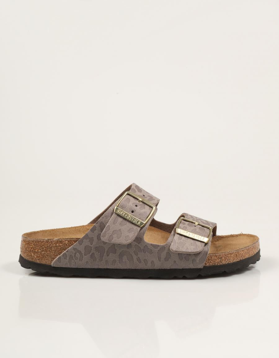 SANDALIAS BIRKENSTOCK ARIZONA SYN LEO GRAY 1031941 en color Gris