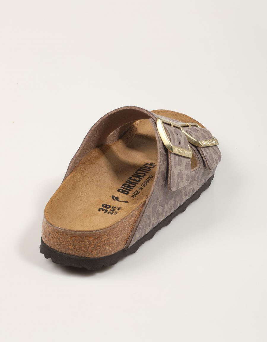 SANDALIAS BIRKENSTOCK ARIZONA SYN LEO GRAY 1031941 en color Gris