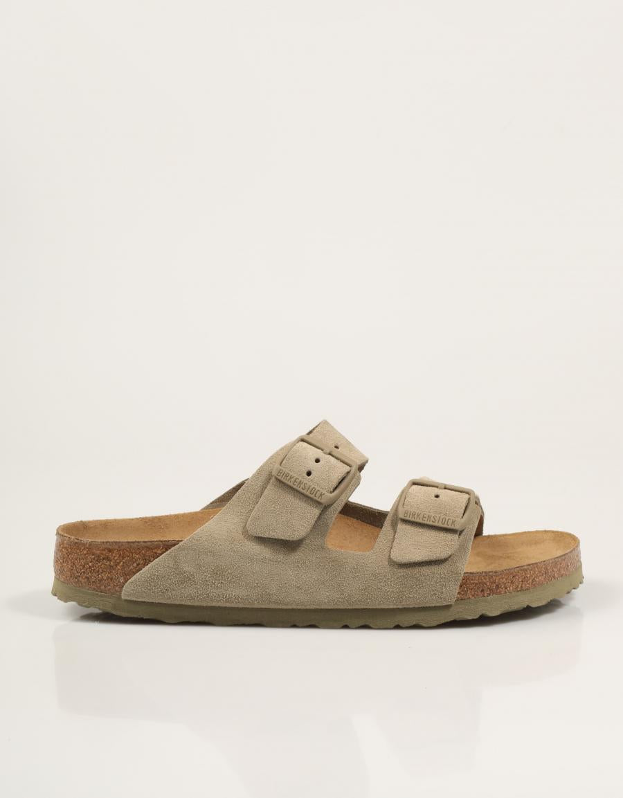SANDALIAS BIRKENSTOCK ARIZONA FADED KHAKI 1032061 en color Kaki