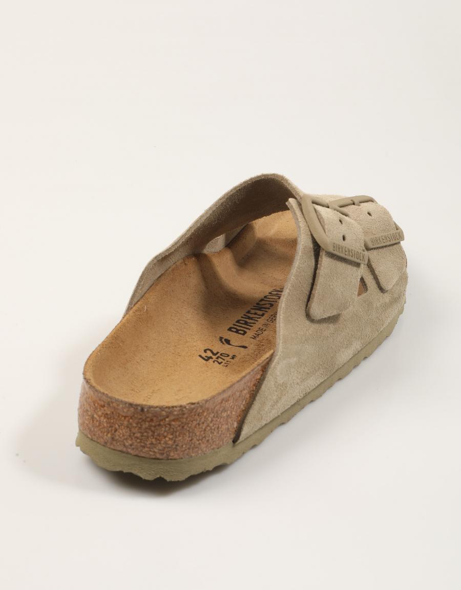 SANDALIAS BIRKENSTOCK ARIZONA FADED KHAKI 1032061 en color Kaki
