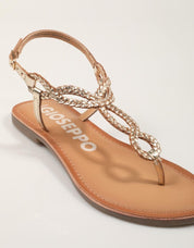 SANDALIAS GIOSEPPO MERIGNAS ORO 69111 en color Oro