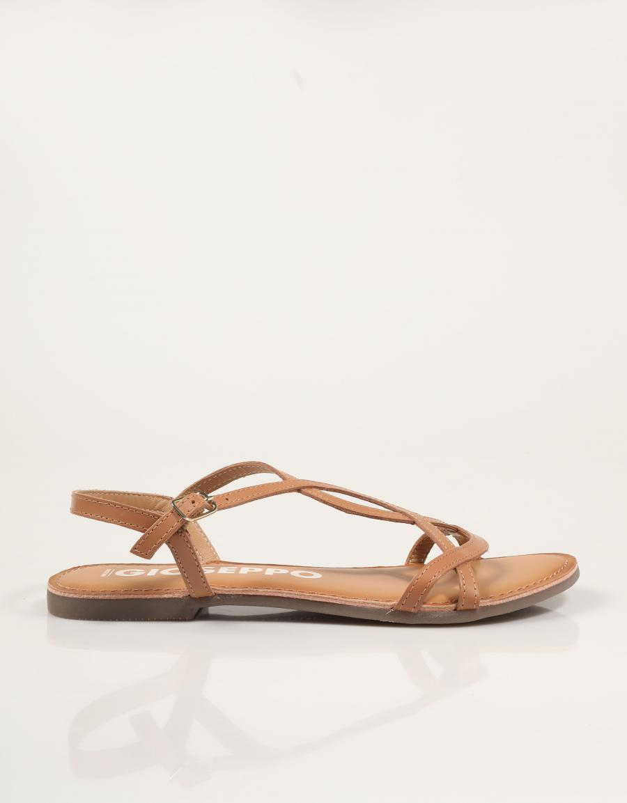 SANDALIAS GIOSEPPO LAMIM CUERO 69113 P en color Cuero