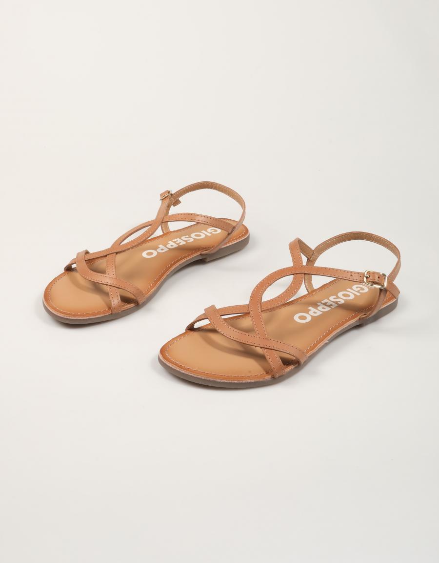 SANDALIAS GIOSEPPO LAMIM CUERO 69113 P en color Cuero
