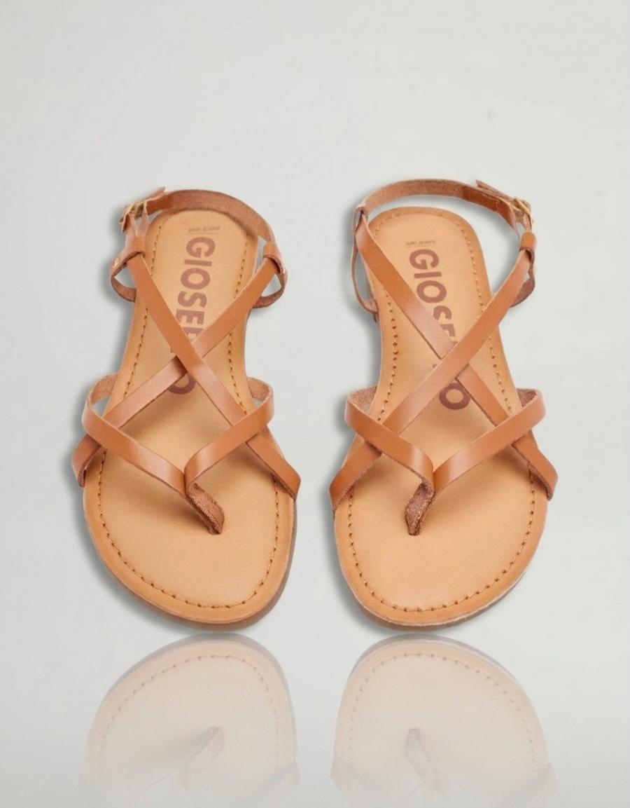 SANDALIAS GIOSEPPO LELEX CUERO 69114 P en color Cuero