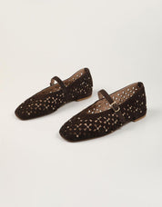 ZAPATOS SPORT TOP 3 BAILARINA REMACHES MARRON en color Marron
