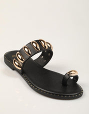 SANDALIAS EXE SANDALIA BLACK en color Negro