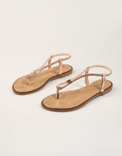 SANDALIAS EXE SANDALIA STRASS ROSE GOLD en color Rosa