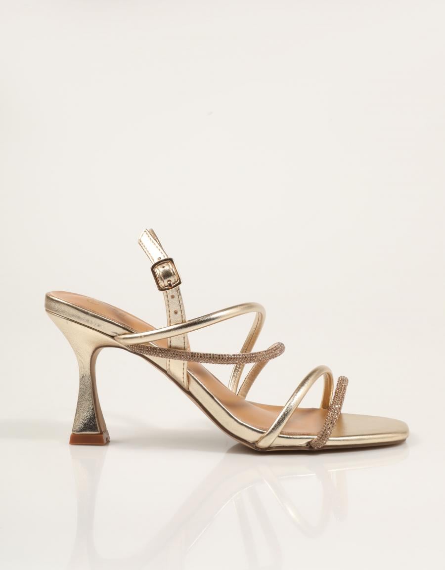 SANDALIAS EXE SANDALIA STRASS GOLD en color Oro