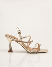 SANDALIAS EXE SANDALIA STRASS GOLD en color Oro