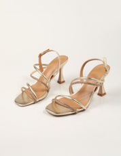 SANDALIAS EXE SANDALIA STRASS GOLD en color Oro