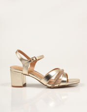 SANDALIAS EXE SANDALIA STRASS GOLD en color Oro