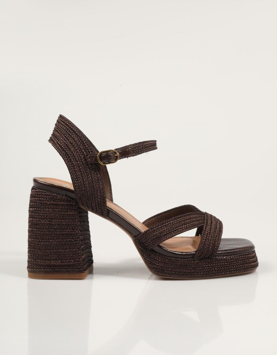 SANDALIAS EXE SANDALIA BROWN en color Marron