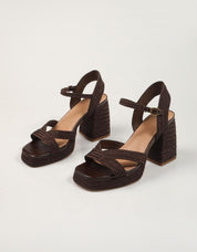 SANDALIAS EXE SANDALIA BROWN en color Marron