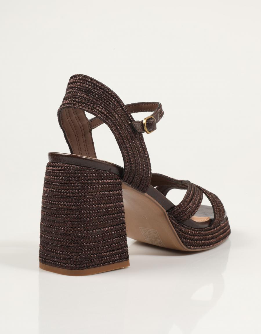 SANDALIAS EXE SANDALIA BROWN en color Marron