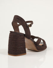 SANDALIAS EXE SANDALIA BROWN en color Marron