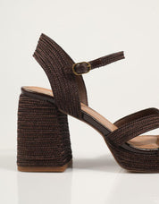 SANDALIAS EXE SANDALIA BROWN en color Marron