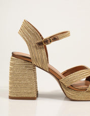 SANDALIAS EXE SANDALIA BRONZE en color Bronce