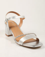 SANDALIAS EXE SANDALIA COGIDA SILVER en color Beige