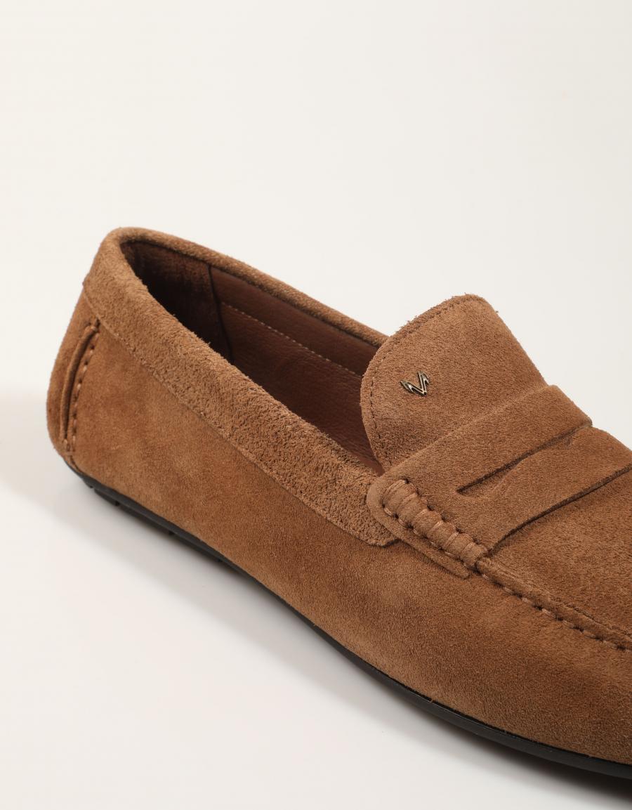 MOCASINES MARTINELLI PACIFIC 1411 2496W CASTOR en color Taupe