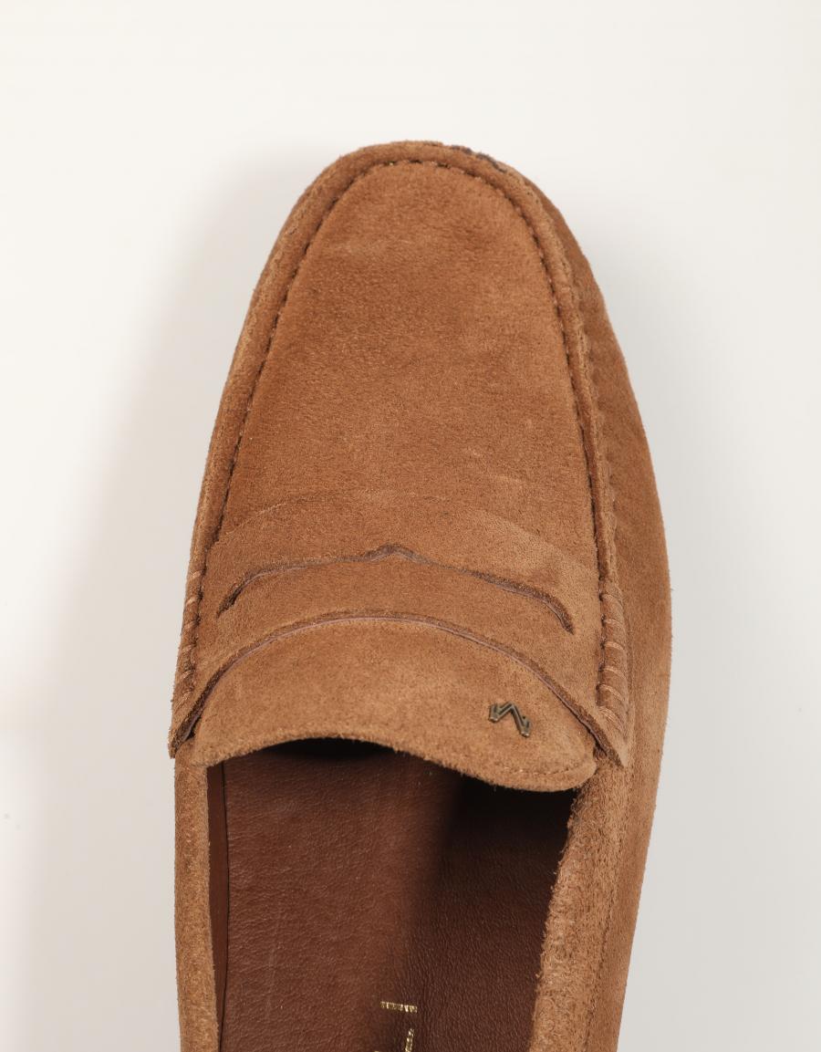 MOCASINES MARTINELLI PACIFIC 1411 2496W CASTOR en color Taupe