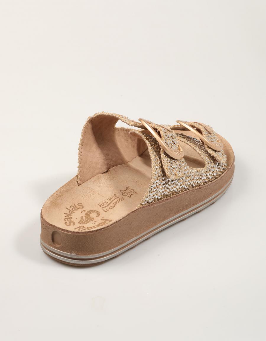 SANDALIAS FANTASY SANDALS S310 DESPONIA en color Plata
