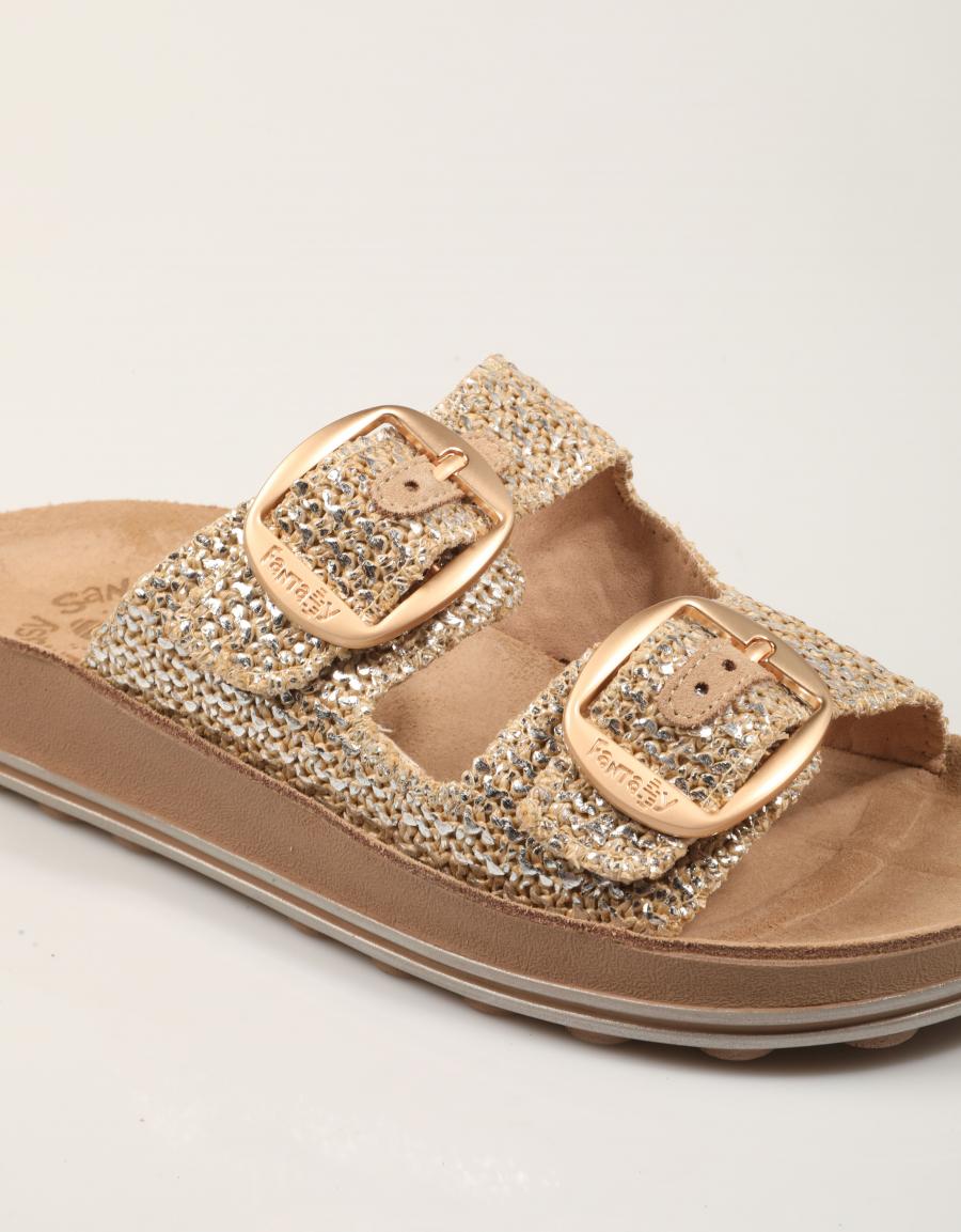 SANDALIAS FANTASY SANDALS S310 DESPONIA en color Plata
