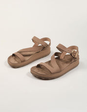 SANDALIAS FANTASY SANDALS EMMA BROWN en color Taupe