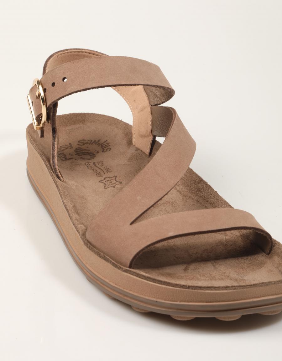 SANDALIAS FANTASY SANDALS EMMA BROWN en color Taupe