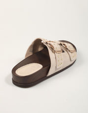 SANDALIAS CARMINA HILTON BIO REMACHES BEIGE en color Beige