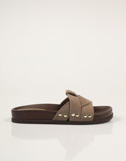 SANDALIAS CARMINA HILTON BIO PALA TAUPE en color Taupe