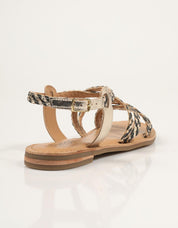 SANDALIAS TWEST SAND.BLACK en color Negro