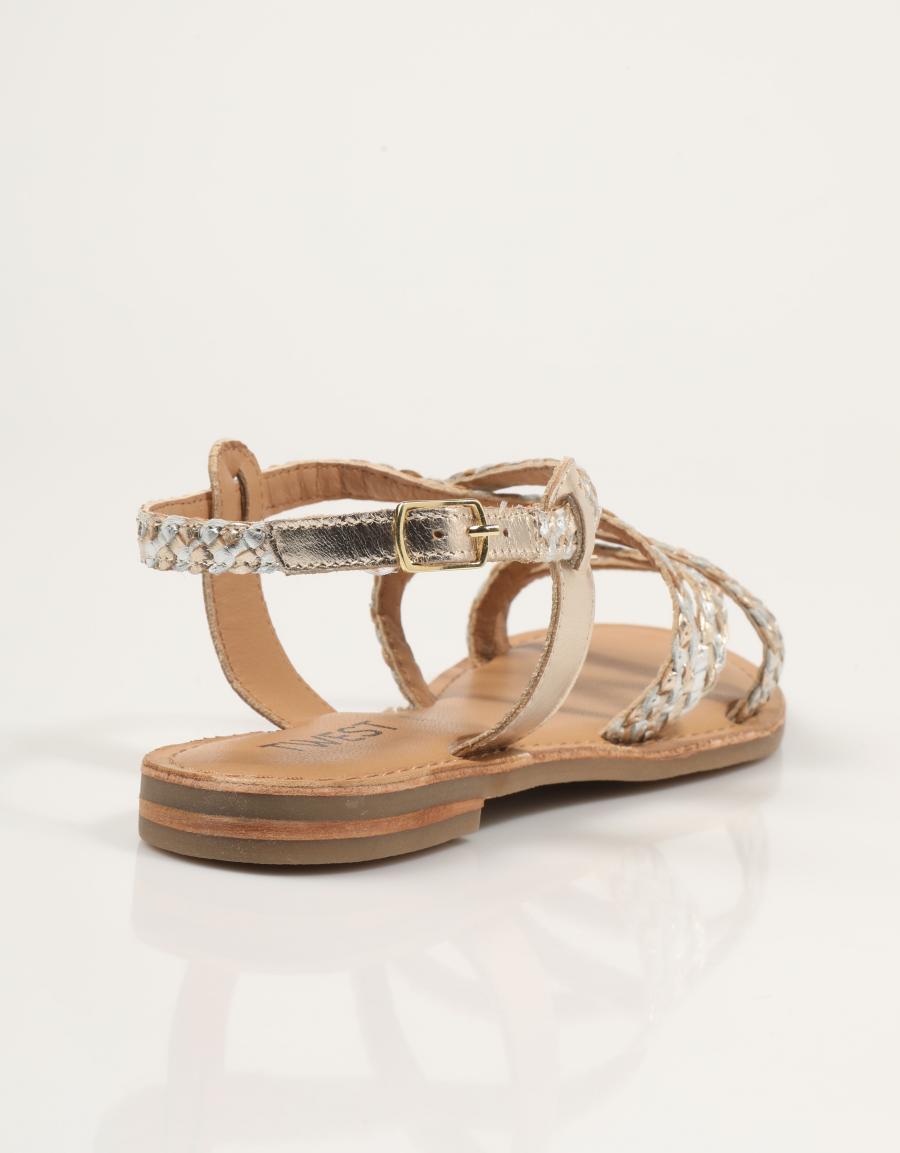 SANDALIAS TWEST SAND.SILVER PLATINUM en color Platino