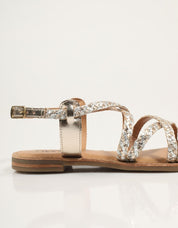 SANDALIAS TWEST SAND.SILVER PLATINUM en color Platino