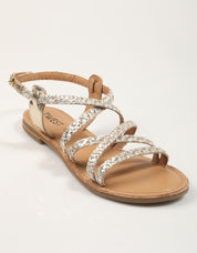 SANDALIAS TWEST SAND.SILVER PLATINUM en color Platino