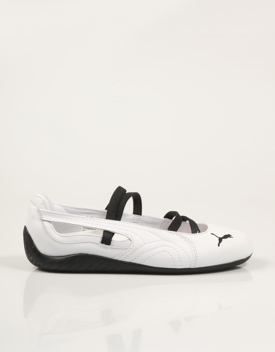 BAILARINAS PUMA SPEEDCAT BALLET WHITE 403587 en color Blanco