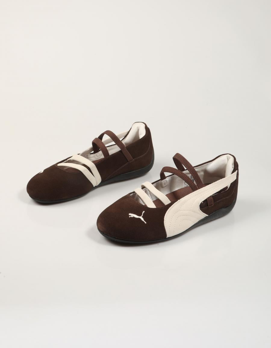 BAILARINAS PUMA SPEEDCAT BAL.CHESNUT-BROWN 406132 en color Marron