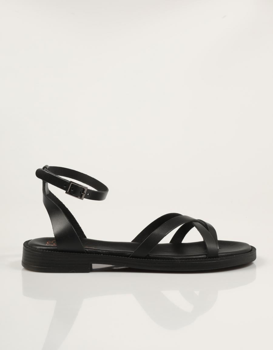 SANDALIAS PORRONET SANDALIA TIRAS NEGRO en color Negro